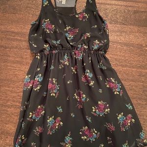 Black Floral Summer Dress